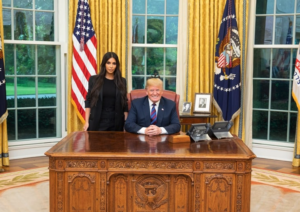 Kim Kardashian West meets with President Trump