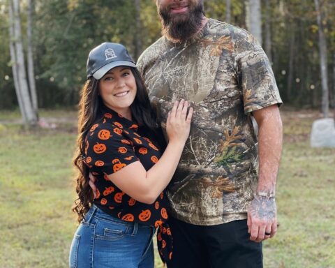 Jenelle Evans and Davis Eason