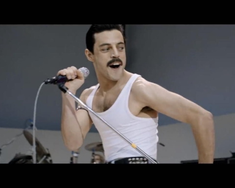 Rami Malek in Bohemian Rhapsody