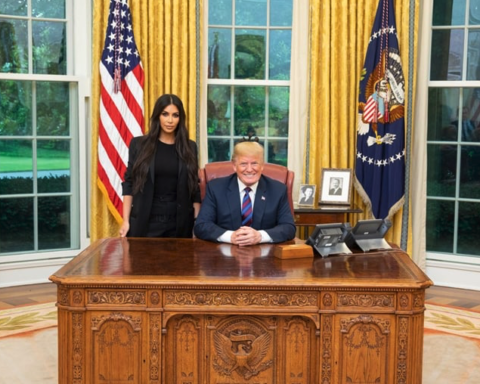 Kim Kardashian West meets with President Trump
